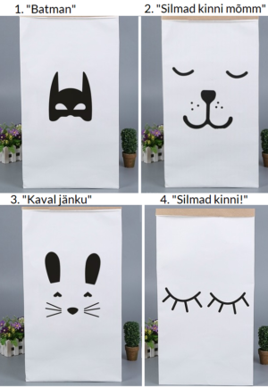 Dekoratiivkott paberist, Jõupaberist mahukas sisustuskott