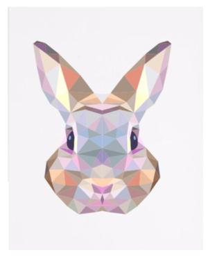 Seinapilt ˙Jänku˙ – pastelne poster (A4)