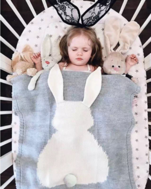 Pleed „Jänkuke˙ – pehme puuvillane beebipleed (130×75cm)