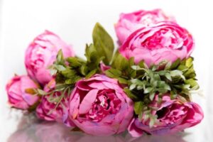 Kunstlilled pojengid ˙Pojengi roosa˙ – toorsiidist (48cm)