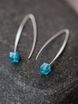 Kõrvarõngad ˙Kristall˙ - helesinine