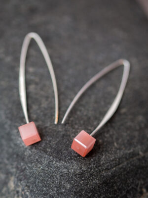 Kõrvarõngad ˙Mehhiko opaal˙ - roosa