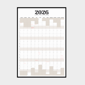 2026 seinakalender - nädal (beez)