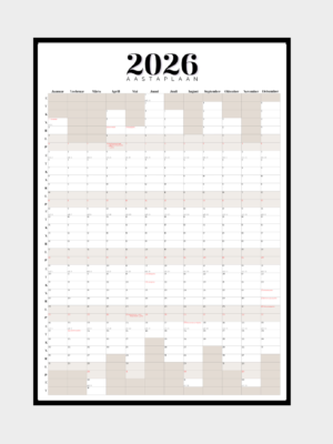 2026 seinakalender - nädal (beez)