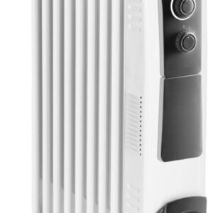 Õliradiaator Heinner HOH-Y09WB – 9 elementi, 800/1200/2000 W, termostaat