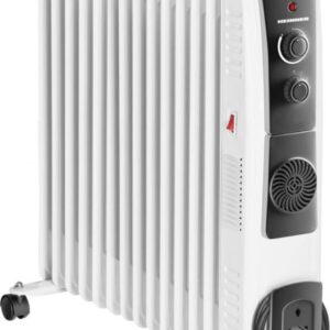 Õliradiaator Heinner HOH-YV13BK – 13 elementi, 1000/1500/2500W + turboventilaator