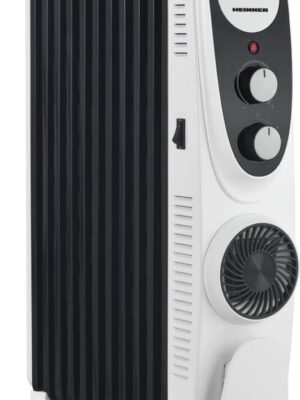 Õliradiaator Heinner HOH-MVT11WH-BK – 11 elementi, 2300W + turboventilaator