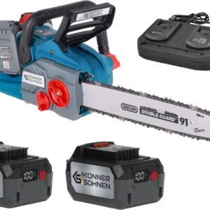 Akuga kettsaag Könner & Söhnen KS CS40V-16-240, 40V, 40 cm, 2×4.0Ah akud komplektis