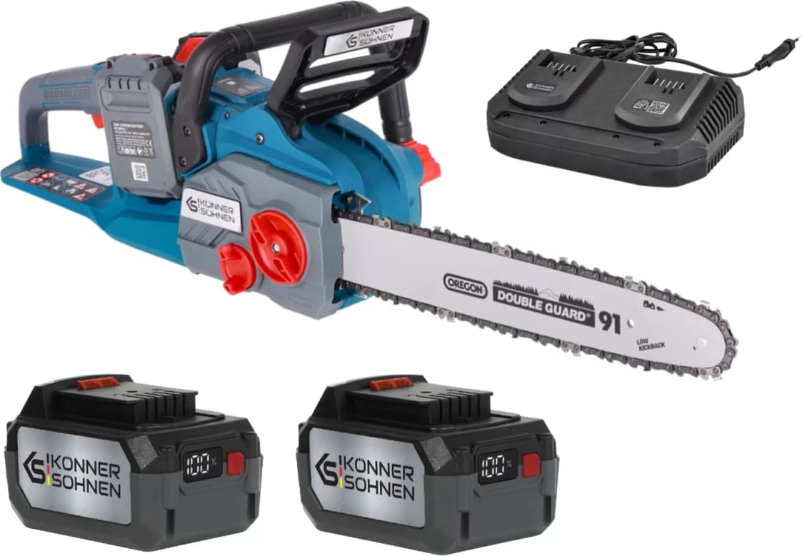 Akuga kettsaag Könner & Söhnen KS CS40V-16-240, 40V, 40 cm, 2×4.0Ah akud komplektis Akuga kettsaag Könner & Söhnen KS CS40V-16-240, 40V, 40 cm, 2×4.0Ah akud komplektis