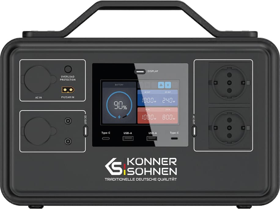 Kaasaskantav jõujaam 1200W – KS 1200PS, KÖNNER & SÖHNEN Kaasaskantav jõujaam 1200W – KS 1200PS, KÖNNER & SÖHNEN