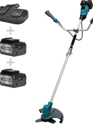 Akuga võsatrimmer 40V (2×4.0Ah), 30/25,5 cm – KS BCT-40V-240, Könner & Söhnen