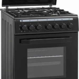 Kombineeritud pliit Heinner HFSC-V60LITGC-BK, 50 × 60 cm, must