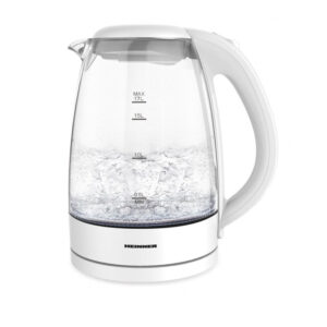 Veekeetja HEINNER HEK-2200GWH – 2200W, 1.7L, klaasist korpus