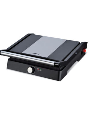 Elektrigrill Heinner HEPG-F2000BKSS – 2000W, 180° avanev, malmplaadid