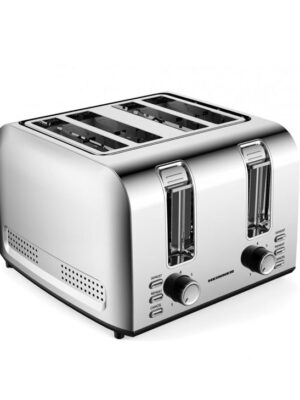 Röster Heinner HTP-4S1500SS – 1500W, 4 viilu, roostevaba teras