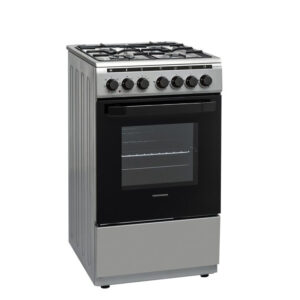 Gaasipliit Heinner HFSC-V60LITGC-SS, 60 × 60 cm, 4 gaasipõletit + elektriahi, Inox
