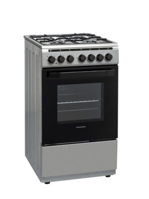 Gaasipliit Heinner HFSC-V60LITGC-SS, 60 × 60 cm, 4 gaasipõletit + elektriahi, Inox