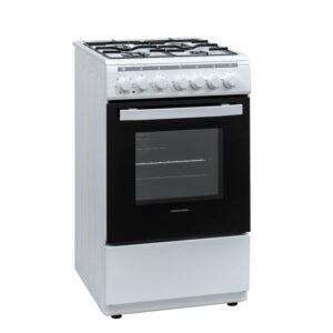 Gaasipliit Heinner HFSC-V60LITGC-WH, 60 × 60 cm, 4 põletit + elektriahi