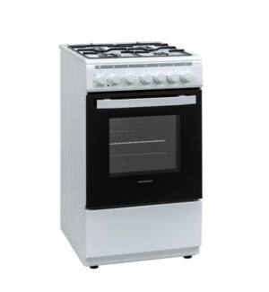 Gaasipliit Heinner HFSC-V60LITGC-WH, 60 × 60 cm, 4 põletit + elektriahi