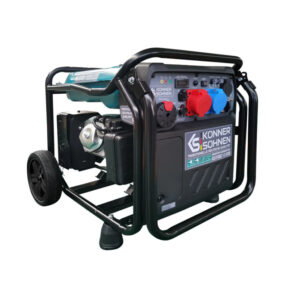 Inverter-bensiinigeneraator Könner & Söhnen KS-8100iE-1/3 ATSR – 8.5 kW, 230/400 V, ATS-valmidus