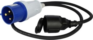 Pistikupesa adapter 1 m IP44 – Könner & Söhnen KS EX1M-1S