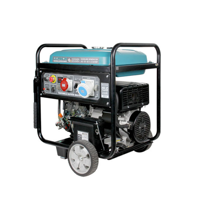 Bensiinigeneraator Könner & Söhnen KS 15-1E 1/3 ATSR – 15.6 kVA / 11.5 kW, 230/400 V, 55 L paak Bensiinigeneraator Könner & Söhnen KS 15-1E 1/3 ATSR – 15.6 kVA / 11.5 kW, 230/400 V, 55 L paak