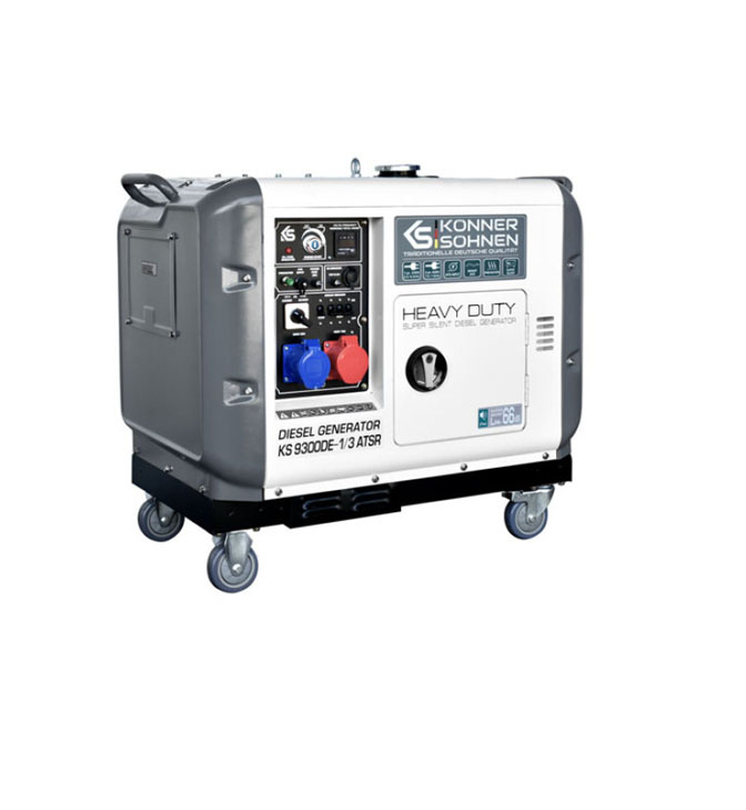 Diiselgeneraator Könner & Söhnen KS-9300DE-1/3 ATSR – 7500 W / 7000 W, EURO V Diiselgeneraator Könner & Söhnen KS-9300DE-1/3 ATSR – 7500 W / 7000 W, EURO V