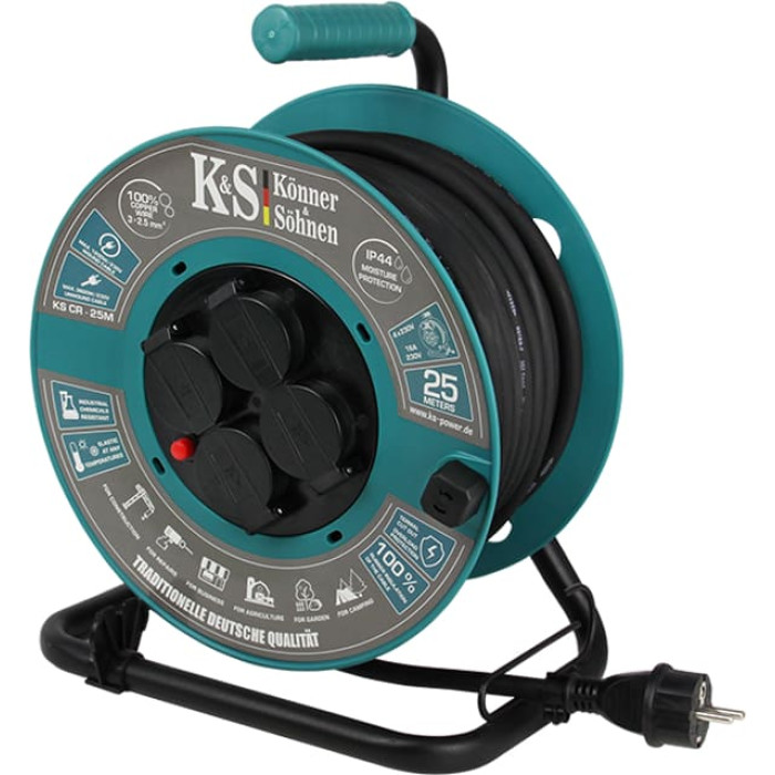 Pikendusjuhe poolil 25 m, KS-CR-25M, Könner & Söhnen Pikendusjuhe poolil 25 m, KS-CR-25M, Könner & Söhnen