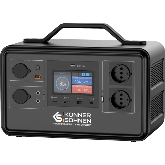 Kaasaskantav jõujaam 1200W – KS 1200PS, KÖNNER & SÖHNEN Kaasaskantav jõujaam 1200W – KS 1200PS, KÖNNER & SÖHNEN