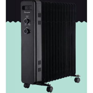 Õliradiaator FRAM FOH-Y13BK – 2500 W, must (retro)