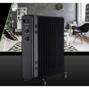 Õliradiaator FRAM FOH-Y13BK – 2500 W, must (retro)