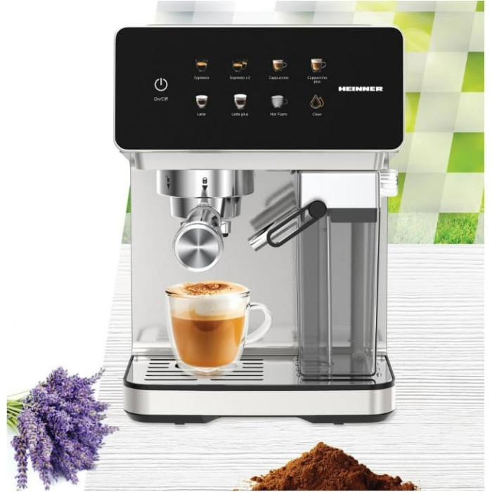 Kohvimasin Heinner CreamyBlend HEM-LK20DMLK, 1350W, 1.6 L, 20 bar Kohvimasin Heinner CreamyBlend HEM-LK20DMLK, 1350W, 1.6 L, 20 bar