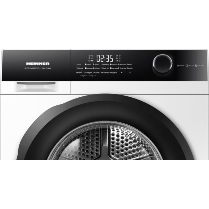 Kuivati (soojuspump) Heinner HHPD-HMK90IVFC+++, 9 kg, Inverter Kuivati (soojuspump) Heinner HHPD-HMK90IVFC+++, 9 kg, Inverter