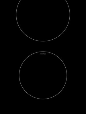 Integreeritav induktsioonpliidiplaat 2 keedualaga, HBHI-M2ZBSTC, Heinner