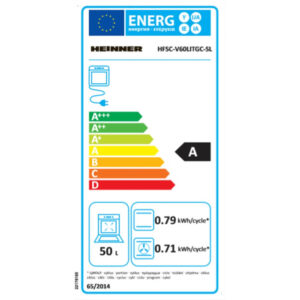 Kombineeritud pliit Heinner HFSC-V60LITGC-SL, 50 × 60 cm, hõbedane