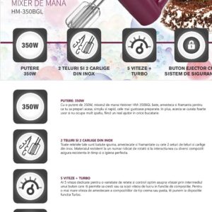 Mikser 350W HM-350BGL HEINNER