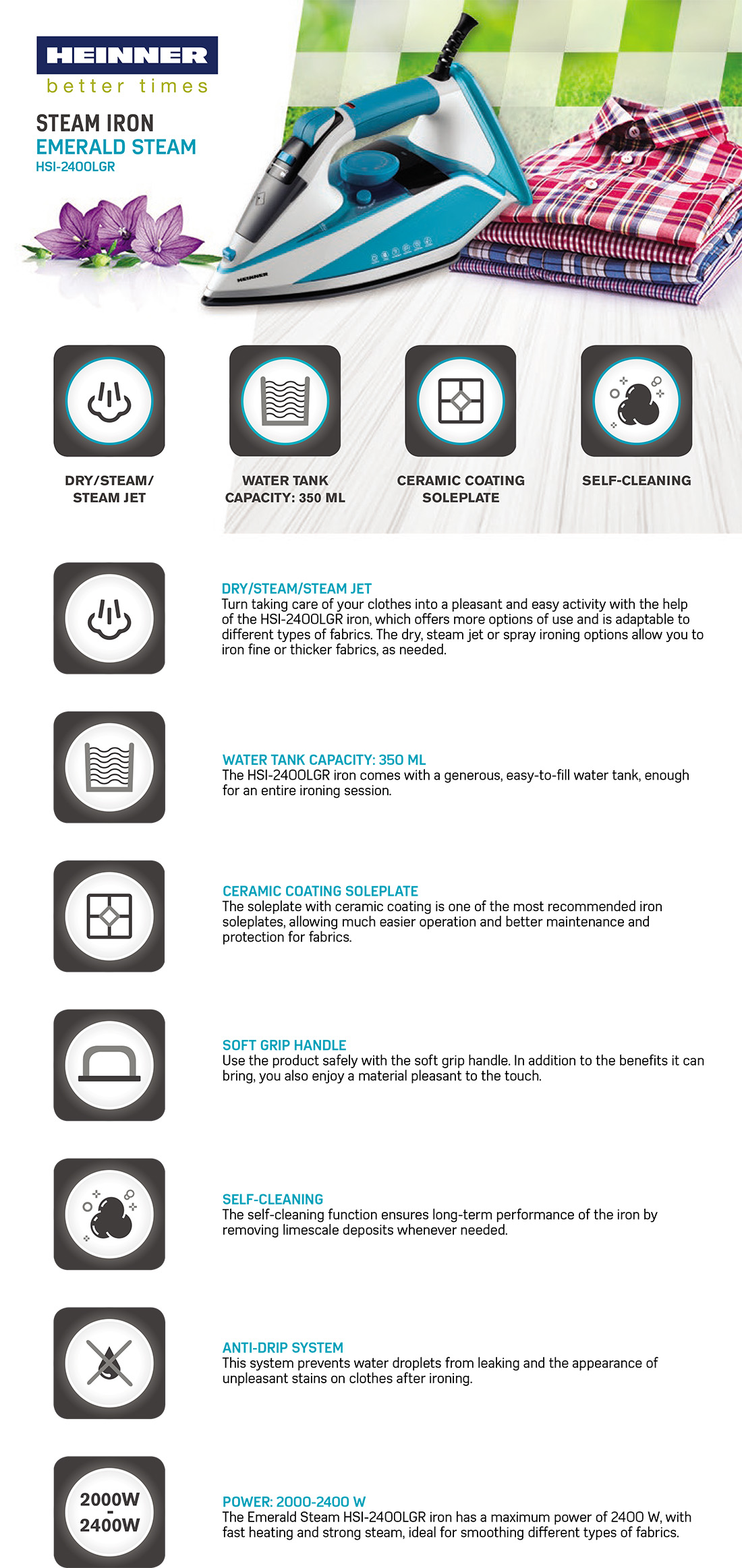 Aurutriikraud Heinner HSI-2400LGR