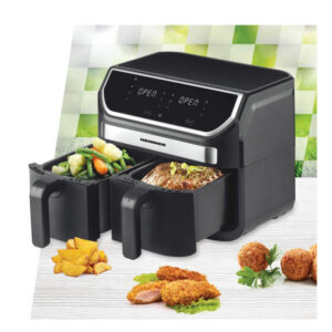 Kuumaõhufritüür Heinner Double Master HAF-KDB1700BK, 1700 W, 8,5 L, kahe korviga