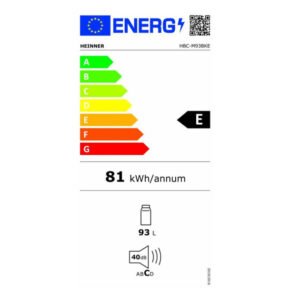 Külmik jookidele Heinner HBC-M93BKE – 93 L, must