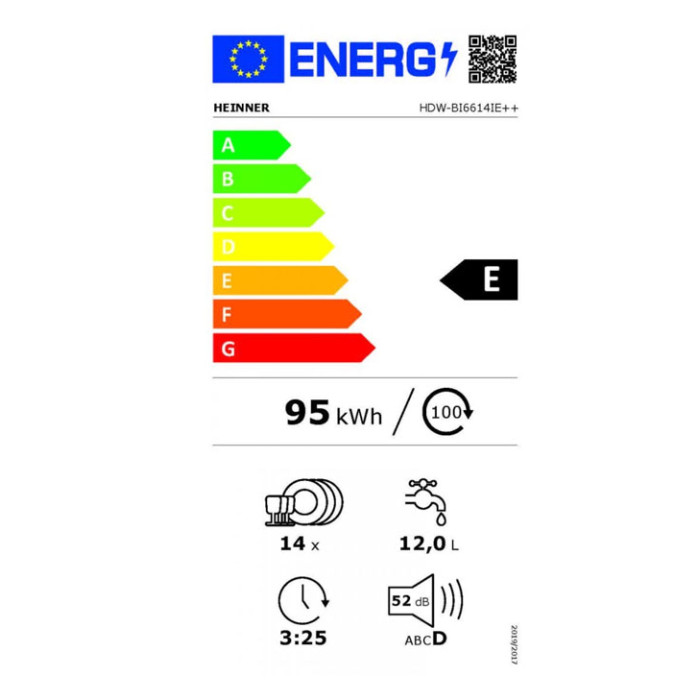 HDW-BI6614IE++_integreeritav nõudepesumasin Heinner