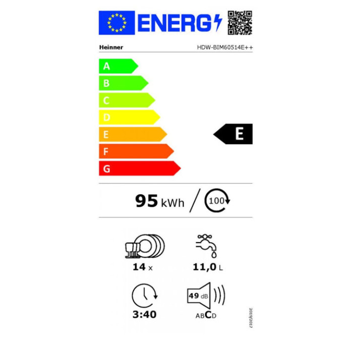 HDW-BIM60514E++_Heinner integreeritav nõudepesumasin