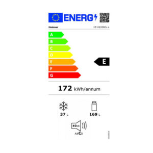 Kaheukseline külmik Heinner HF-H2206E++, 206 L