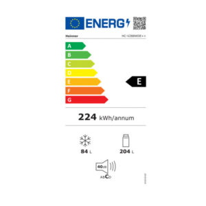 Kombikülmik Heinner HC-V288WDE++, 288 L