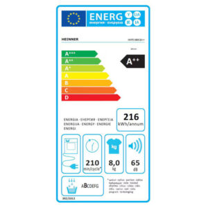 Kuivati (soojuspump) Heinner HHPD-M8K3A++, 8 kg