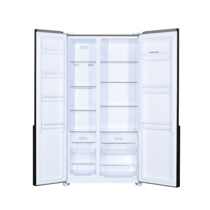 Külmik Heinner HSBS-HM442NFGBKE++, side-by-side, 442 L 1 Külmik Heinner HSBS-HM442NFGBKE++, side-by-side, 442 L