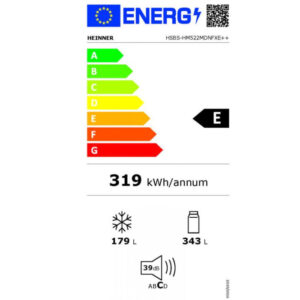 Külmik Heinner HSBS-HM522MDNFXE++, side-by-side, 522 L