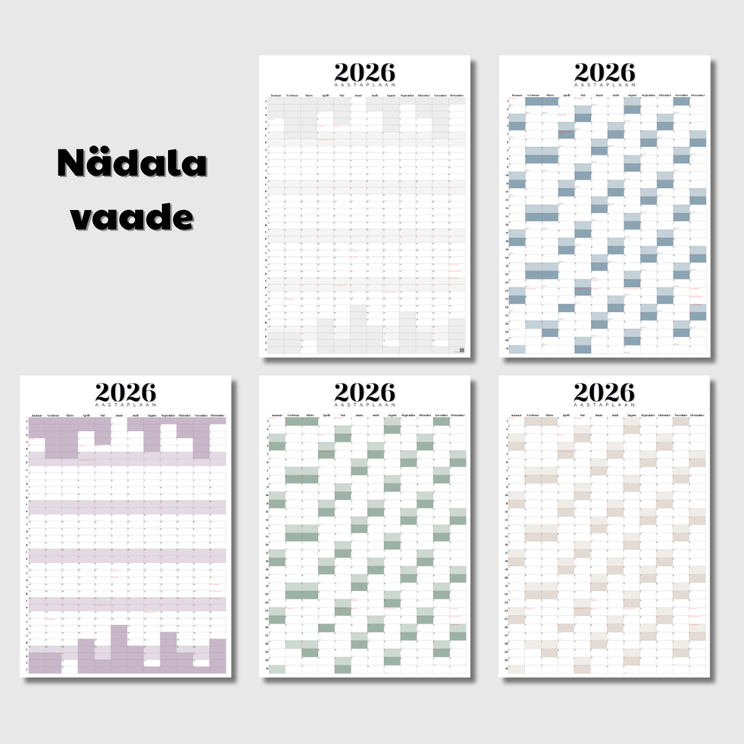 Seinakalender 2026 Seinakalender 2026