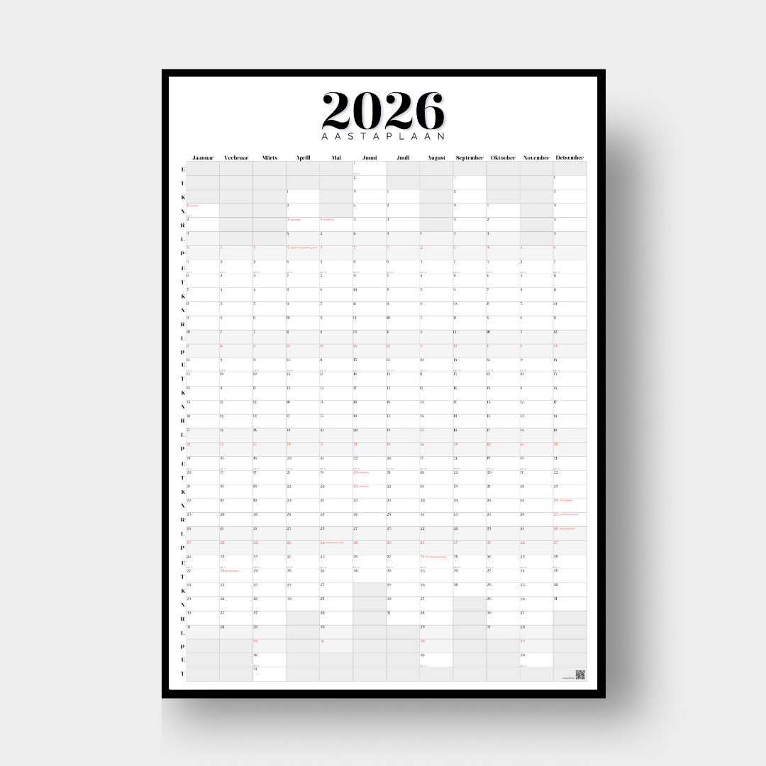 Seinakalender 2026 Seinakalender 2026