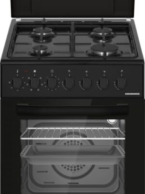 Kombineeritud pliit Heinner HFSC-S60LITGC-BK – 50 × 60 cm, gaas + elekter, must
