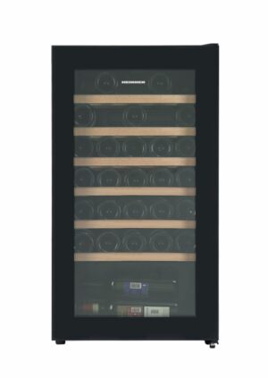 Veinikülmik Heinner HRV-A85DRL34 – 34 pudelit, 85 l, must